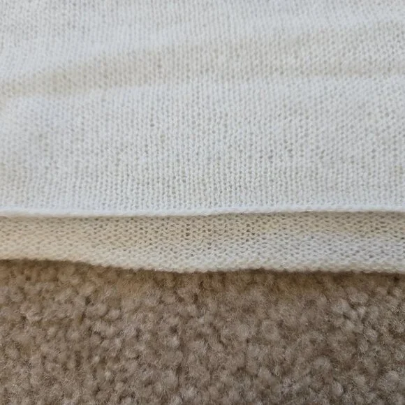 NWOT Calypso St. Barth Ivory Cashmere Scarf